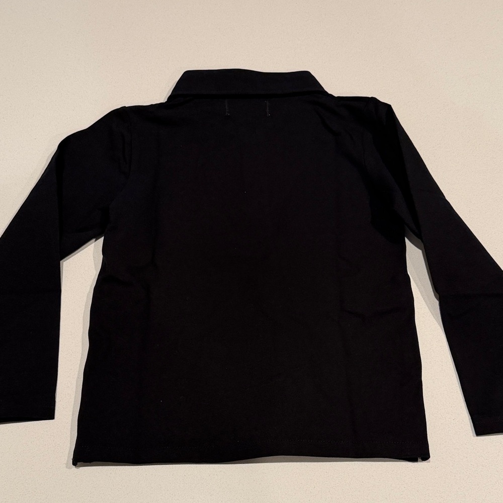 Black honor the gift Long Sleeve Kids Polo Shirt - Picture 3 of 4